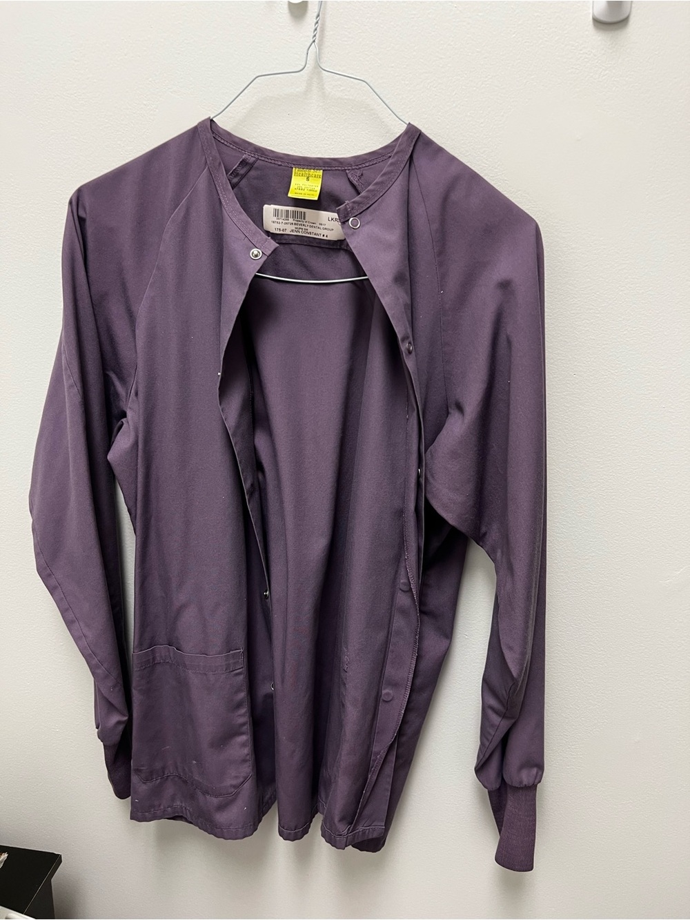 Purple Medical Scrub Jacket